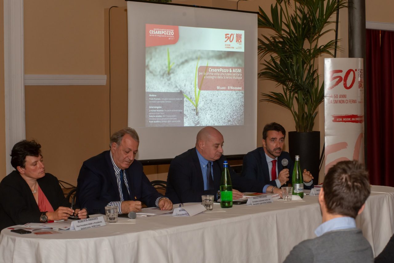 AISM e Cesare Pozzo insieme per la prima forma di tutela sanitaria integrativa a sostegno della Sclerosi Multipla