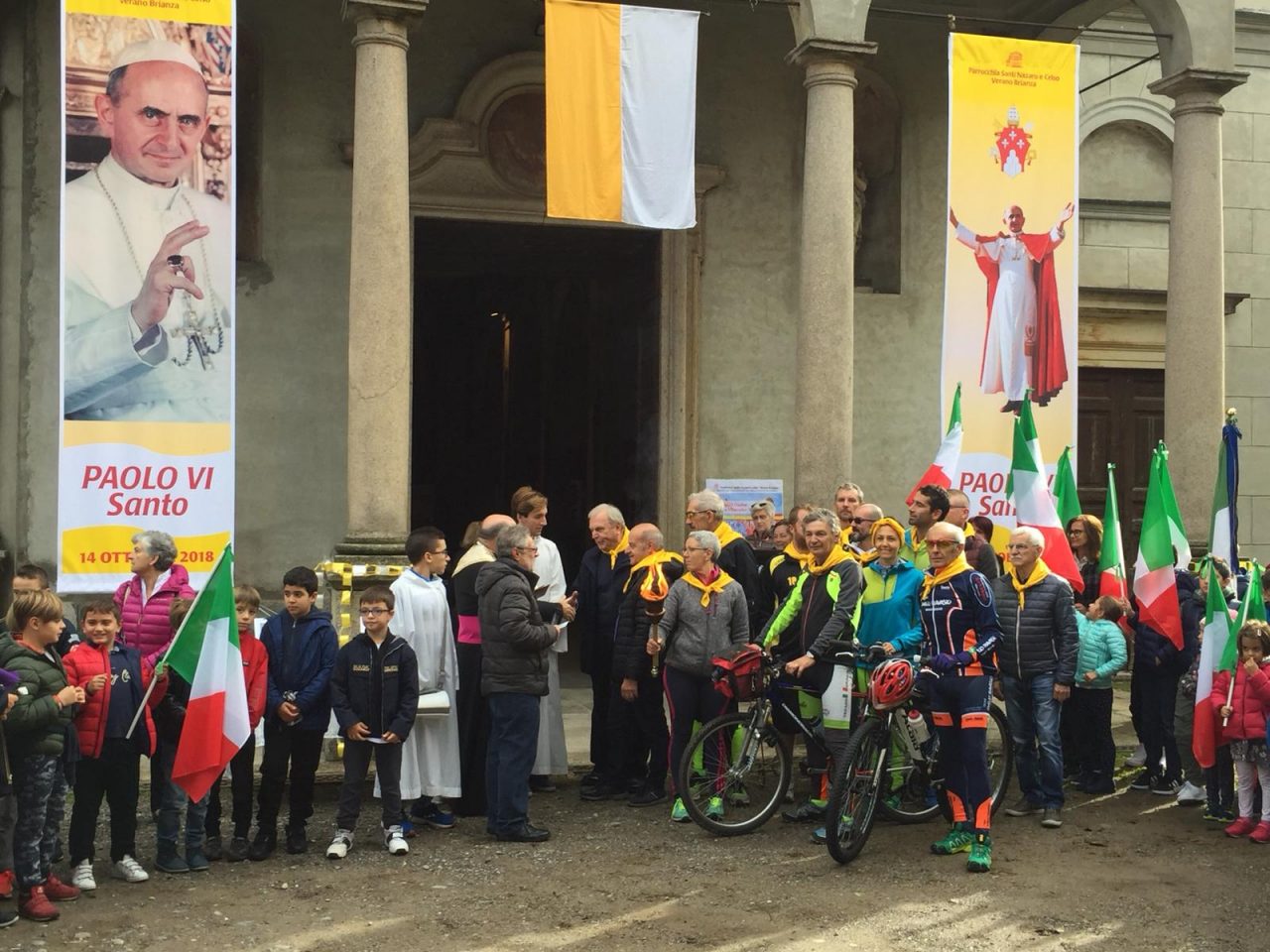 Verano, inaugurazione del viale San Paolo VI