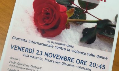 Giornata Internazionale contro la violenza sulle donne,  serata a Giussano