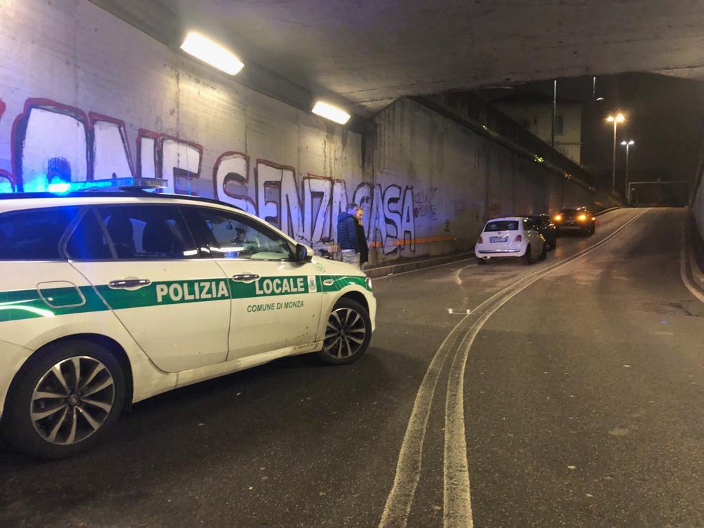 Monza, ancora due incidenti sotto il tunnel