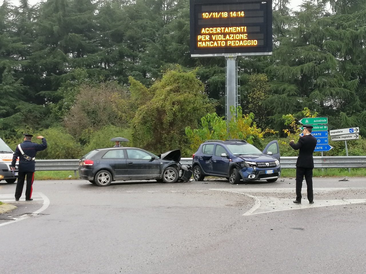Grave incidente in via Trento a Vimercate