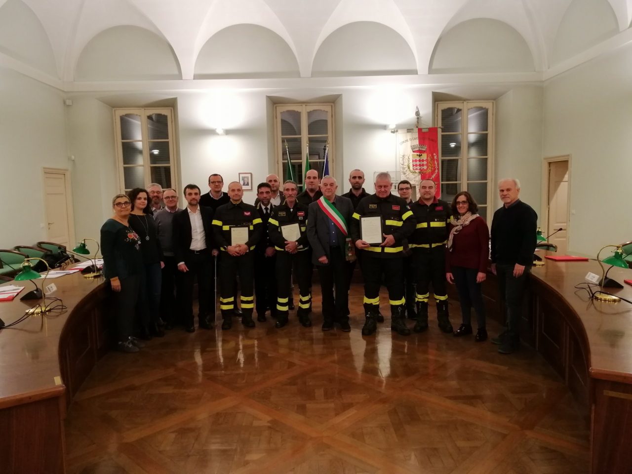 Il Comune di Cavenago ringrazia i Vigili del fuoco