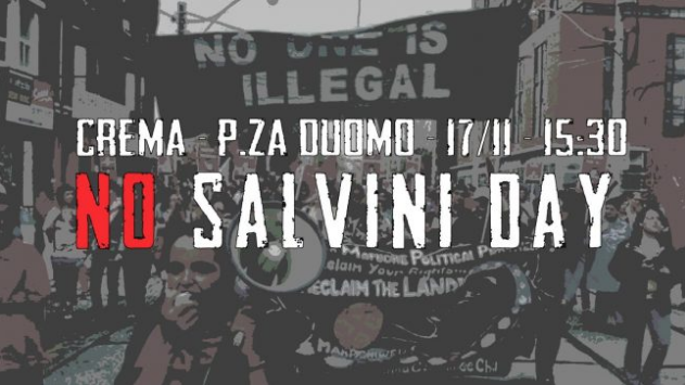 No Salvini Day, antirazzisti in piazza a Crema
