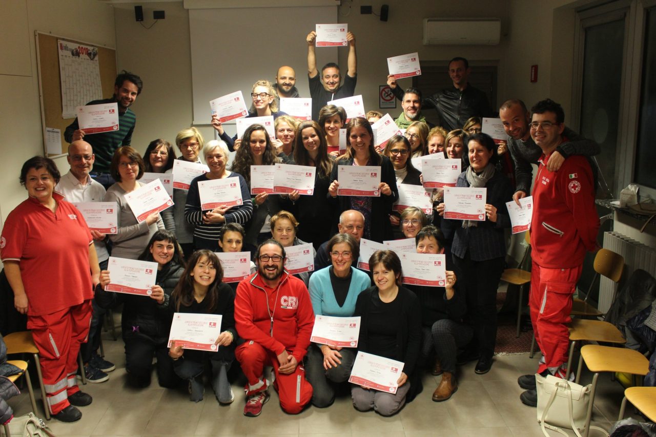 Corso di primo soccorso, consegnati gli attestati