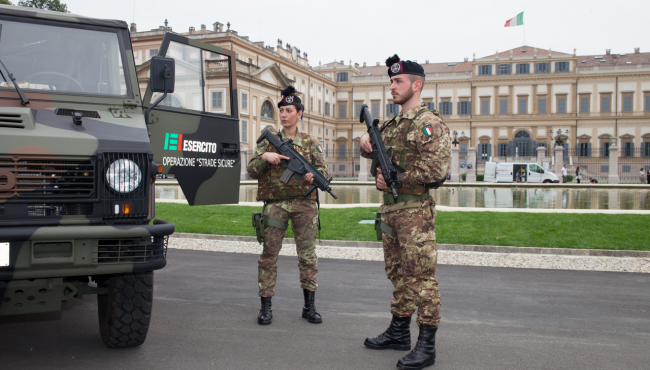 A Monza torna l’esercito: 15 militari in arrivo a settembre