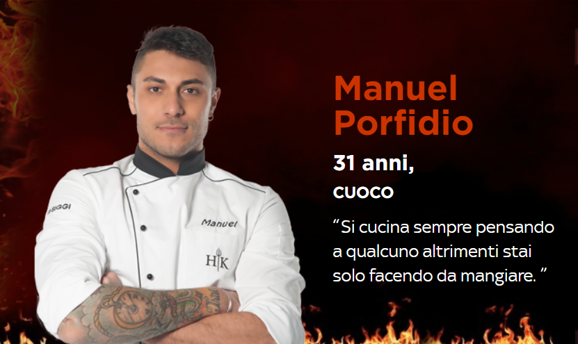 Hell’s Kitchen Italia e il sogno di Manuel: dalla Brianza al reality show con Cracco