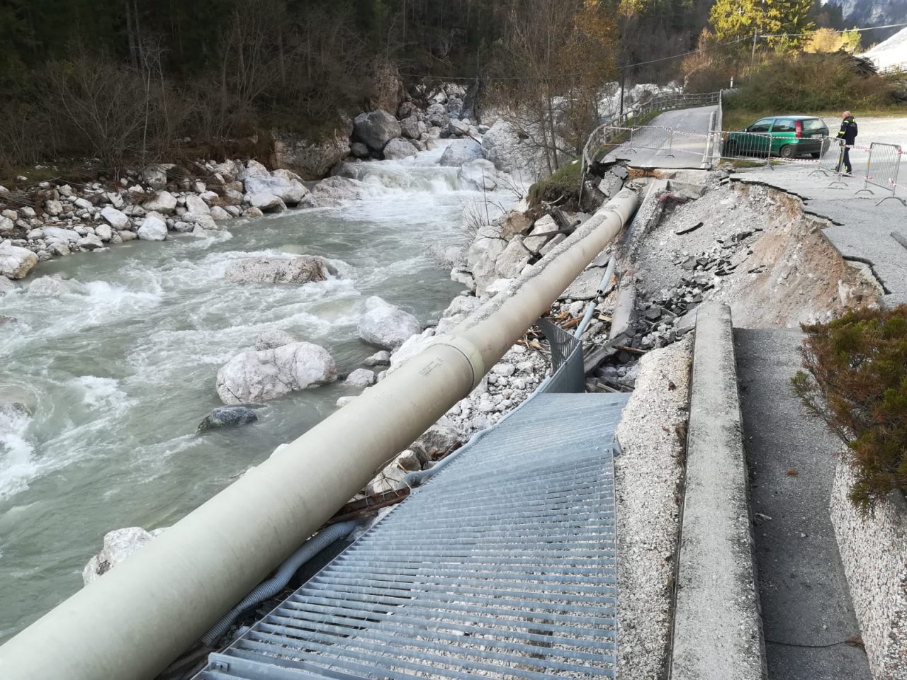 Maltempo, la Protezione civile nel Bellunese