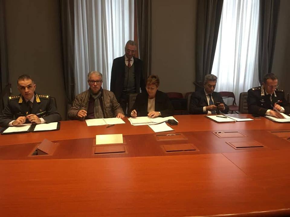 Controllo di vicinato sottoscritto l’accordo in Prefettura