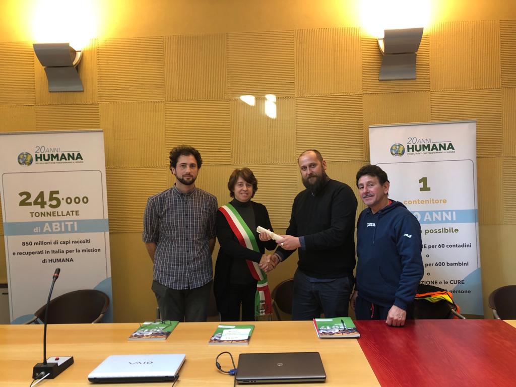Humana Eco-Solidarity Award: premiato il comune di Sulbiate