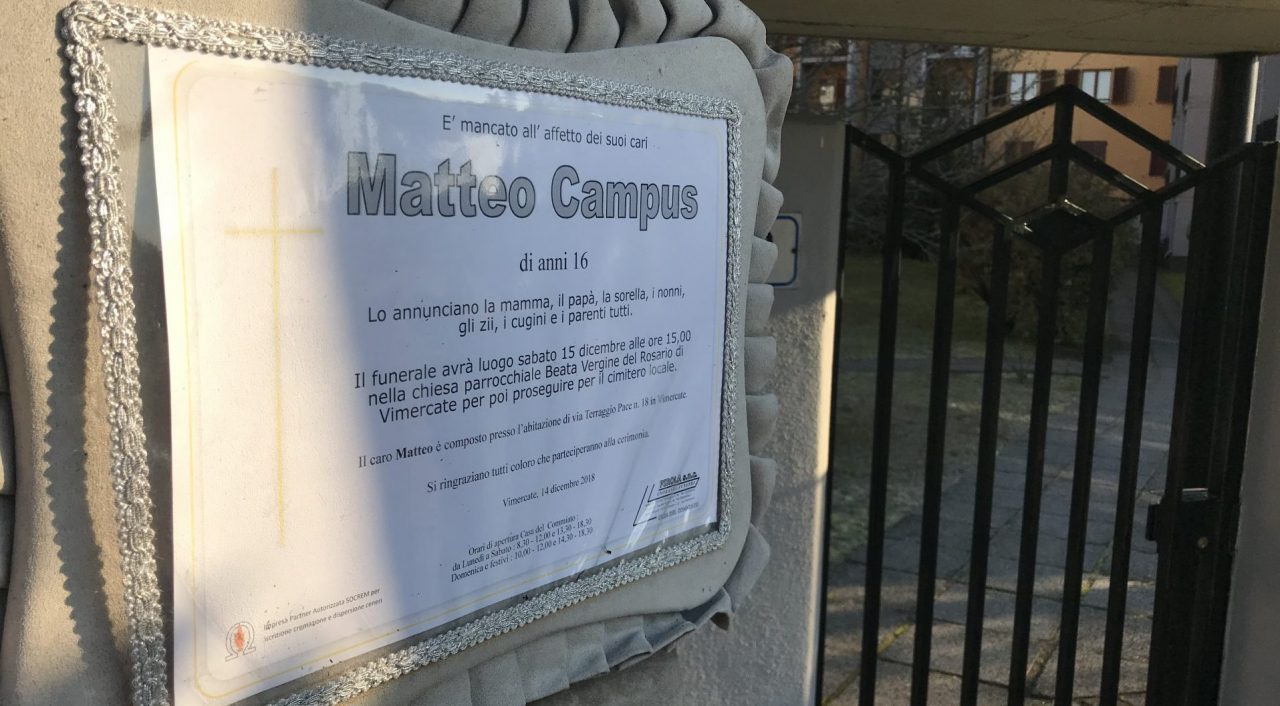 Addio a Matteo, capitano della Dipo