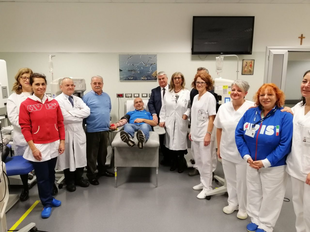 L’Avis festeggia Marco Gravellini, donatore da record