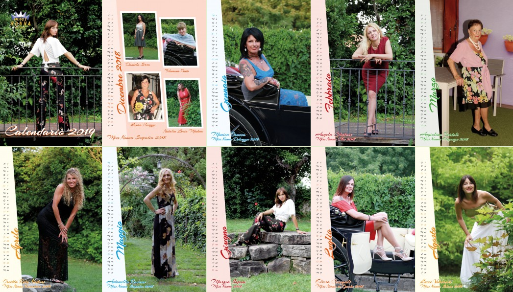 Calendario Miss Nonna 2019: sono sette quelle lombarde