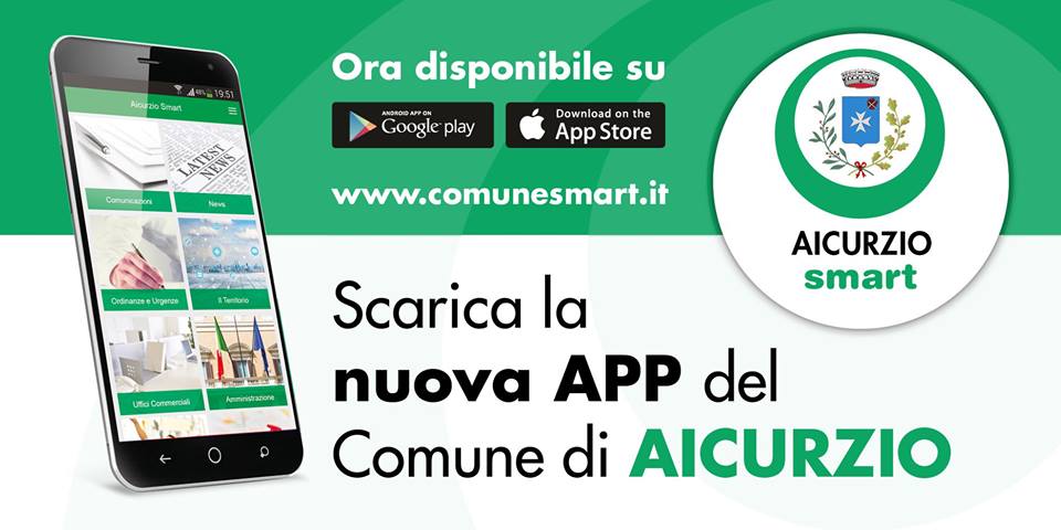 Comune di Aicurzio a portata di mano con la nuova App