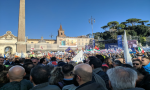 Manifestazione Lega a Roma, Salvini: “Servono unità e il rispetto dell’Europa” FOTO