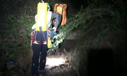 Due minorenni precipitati in un dirupo sul Baradello. Salvati