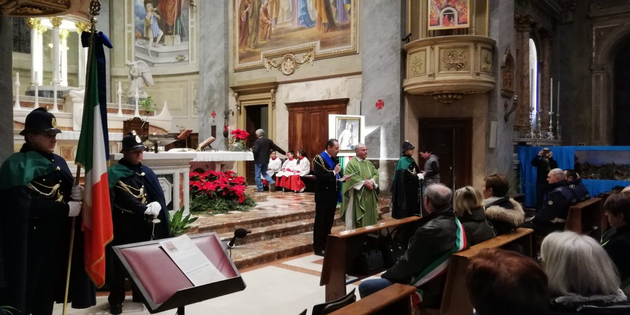 La Polizia locale di Bernareggio e Aicurzio festeggia San Sebastiano