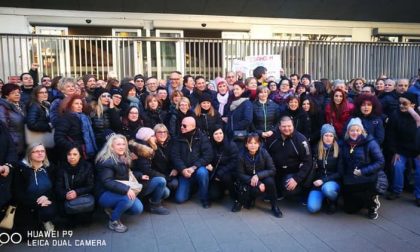 Dipendenti Superdì protestano in Regione Lombardia
