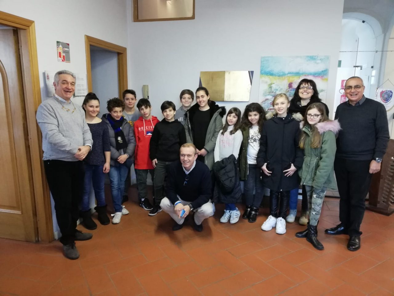 Trezzo baby sindaco e Giunta visitano il Municipio
