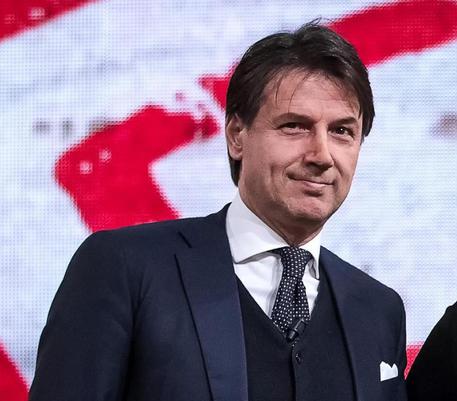 L’ex premier Giuseppe Conte a Verano