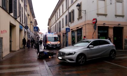 Incidente in via Bergamo: 36enne in ospedale