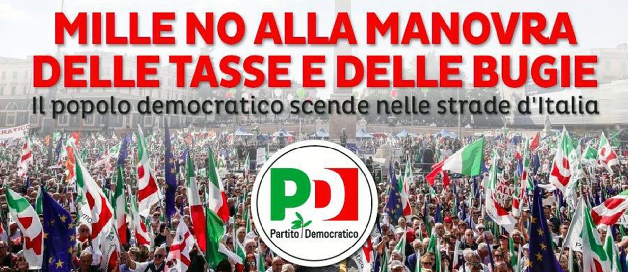 Il Pd brianzolo scende in piazza per dire “no” al Governo