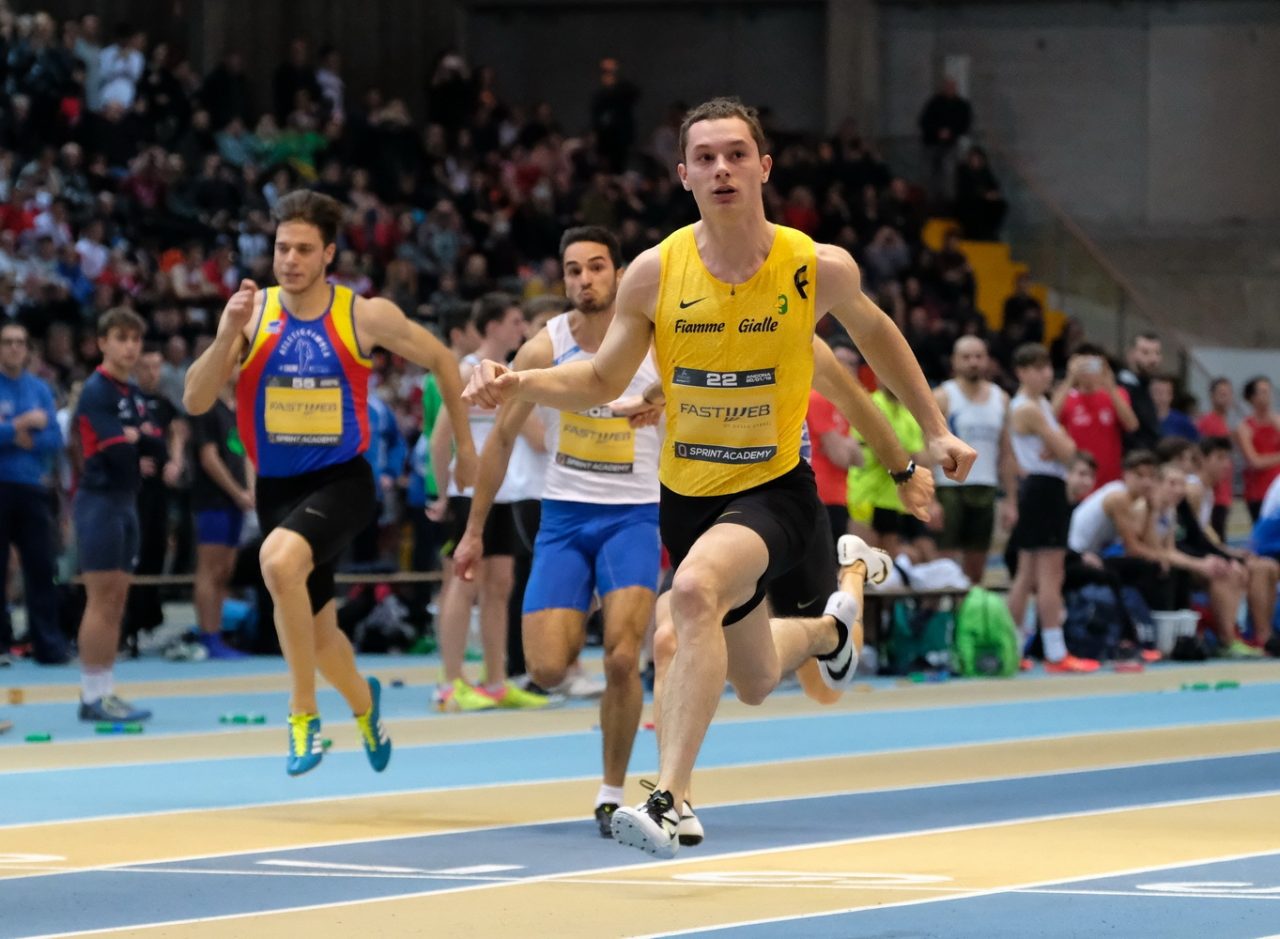 Filippo Tortu parte con un nuovo record italiano nei 60 metri