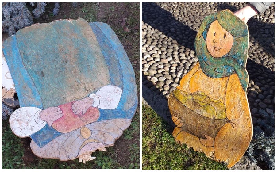 Ladri nella notte rubano un altro Gesù bambino dal presepe – FOTO