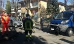 Incidente a Desio, un'auto si ribalta FOTO