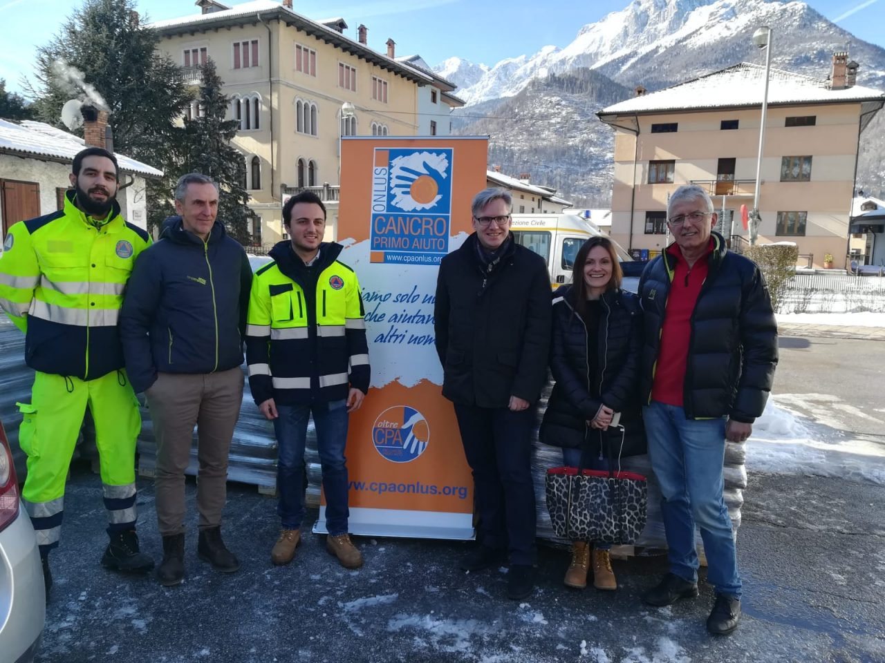 Protezione civile Monza in Veneto, consegnate 44 tonnellate di pellet