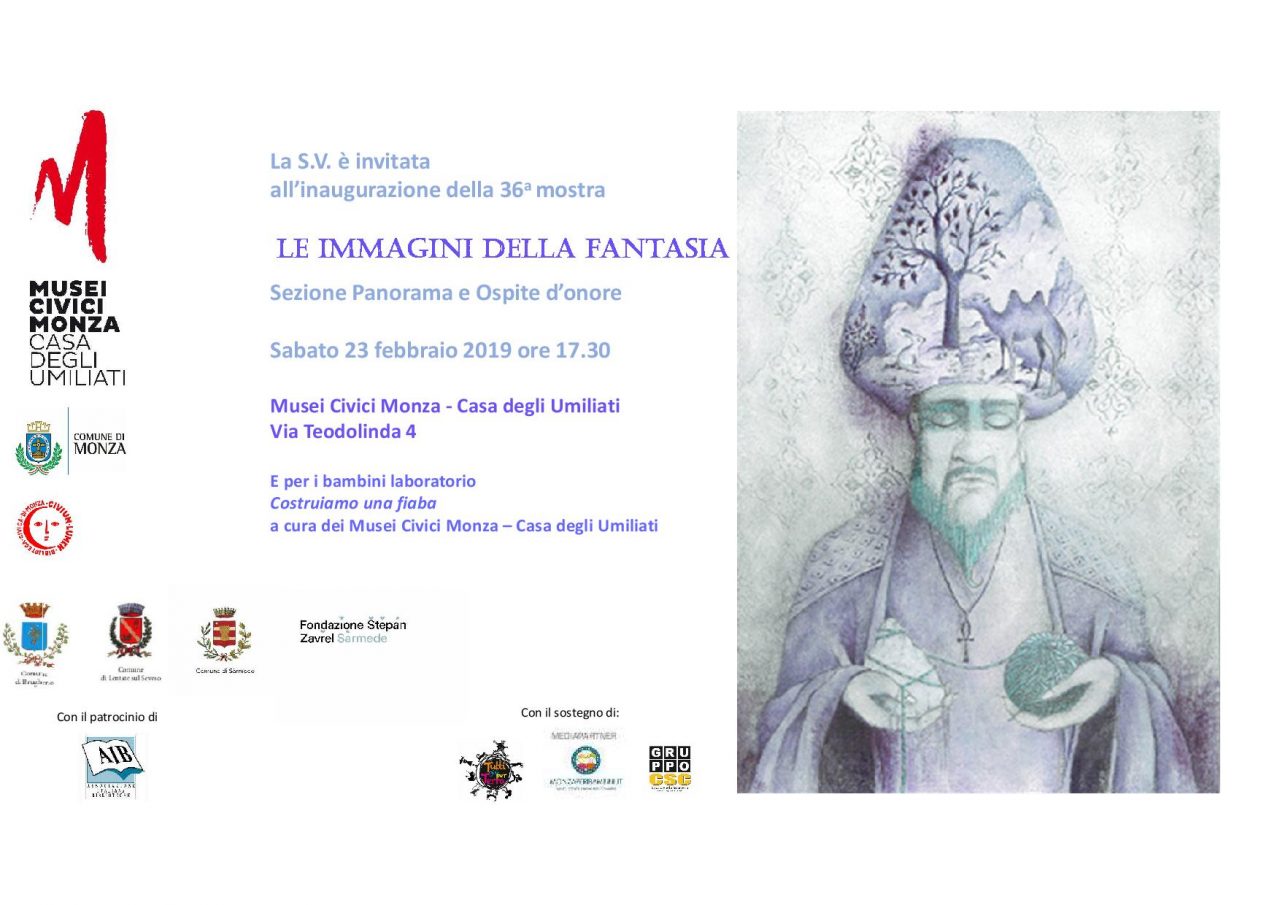 Sbarca a Monza la mostra “Le immagini della fantasia”