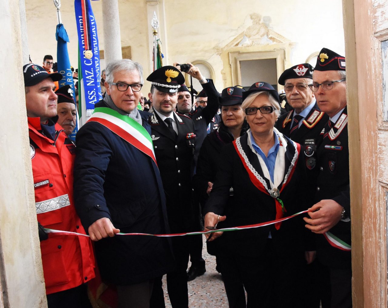 L’Associazione nazionale carabinieri presidia Palazzo Arese Borromeo
