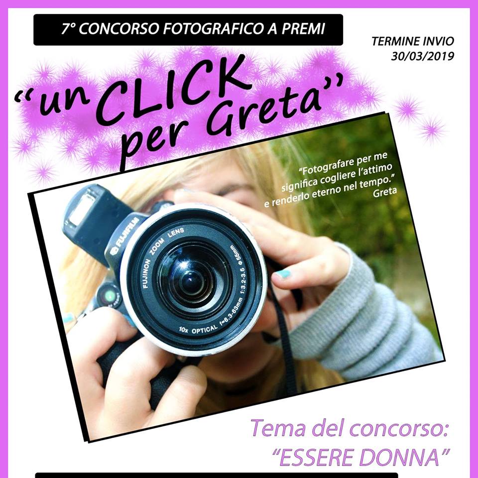 Un «click» per ricordare Greta e la sua passione per le foto