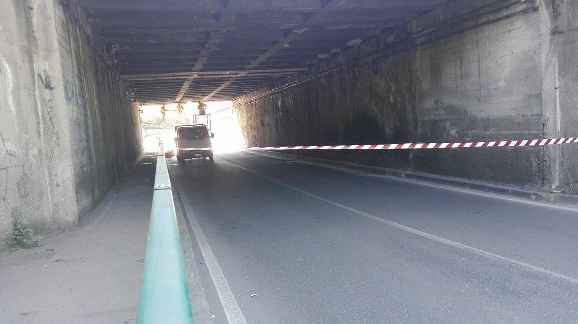 Il sottopasso di via Toniolo chiude per lavori