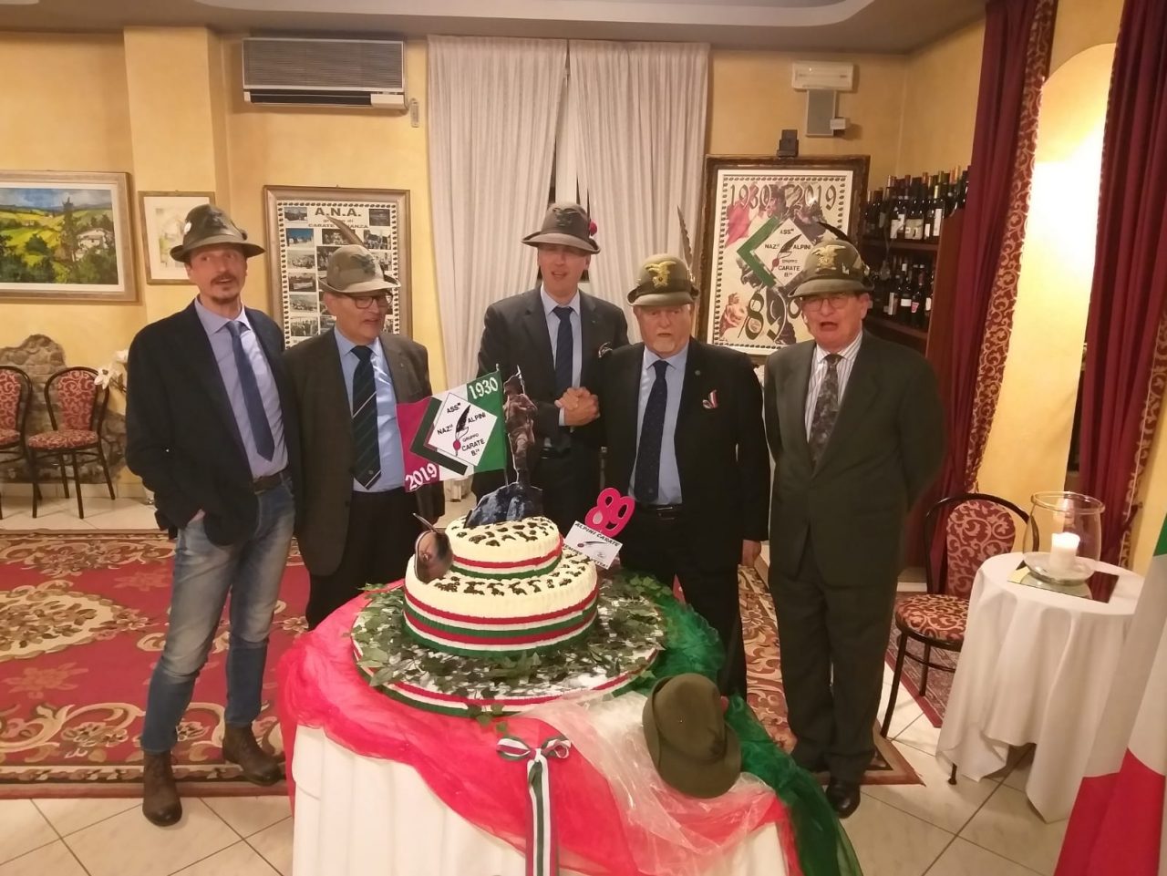 Alpini di Carate in festa con il presidente nazionale