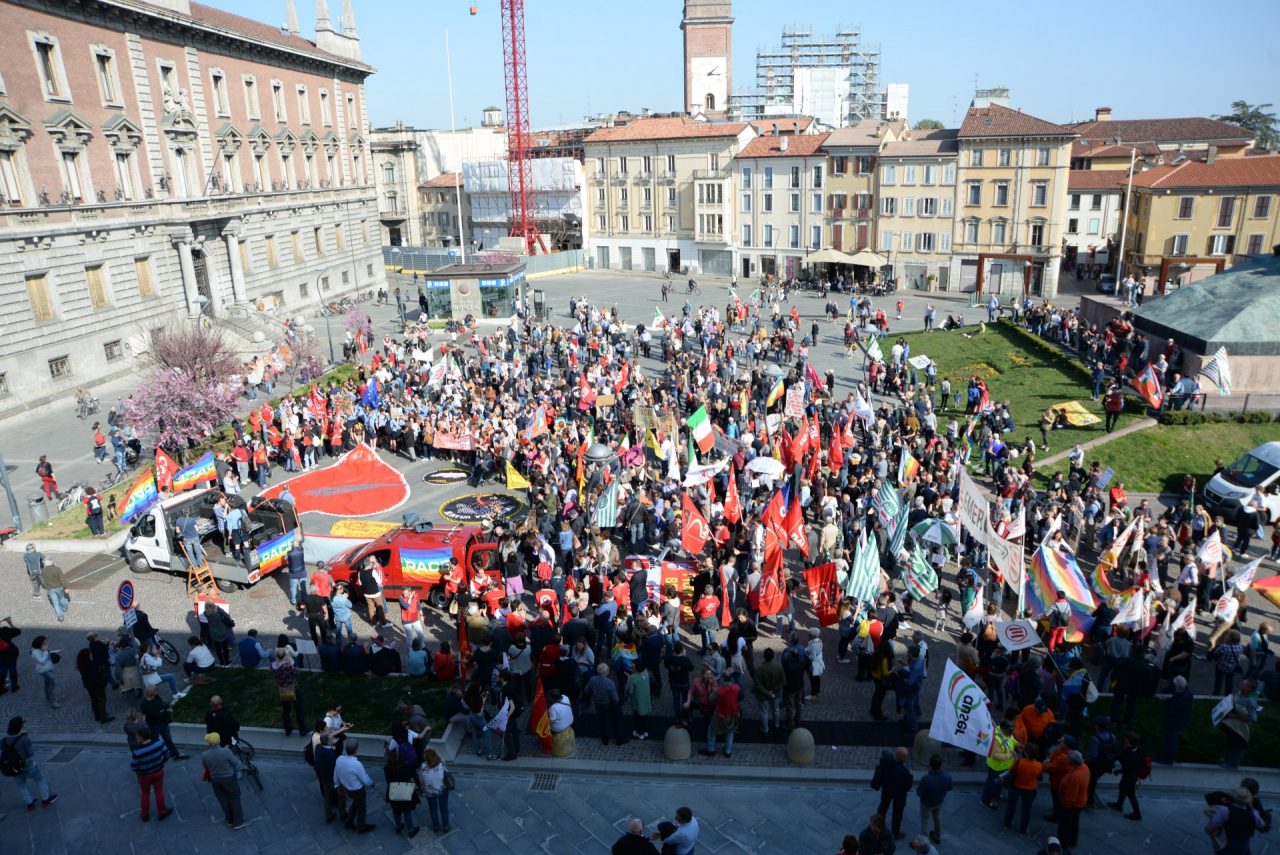La Brianza che accoglie in corteo a Monza FOTO e VIDEO