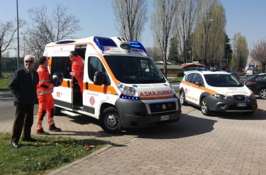 Ferito dopo la caduta dalla moto FOTO