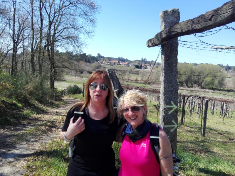 Amiche insieme sul Cammino di Santiago