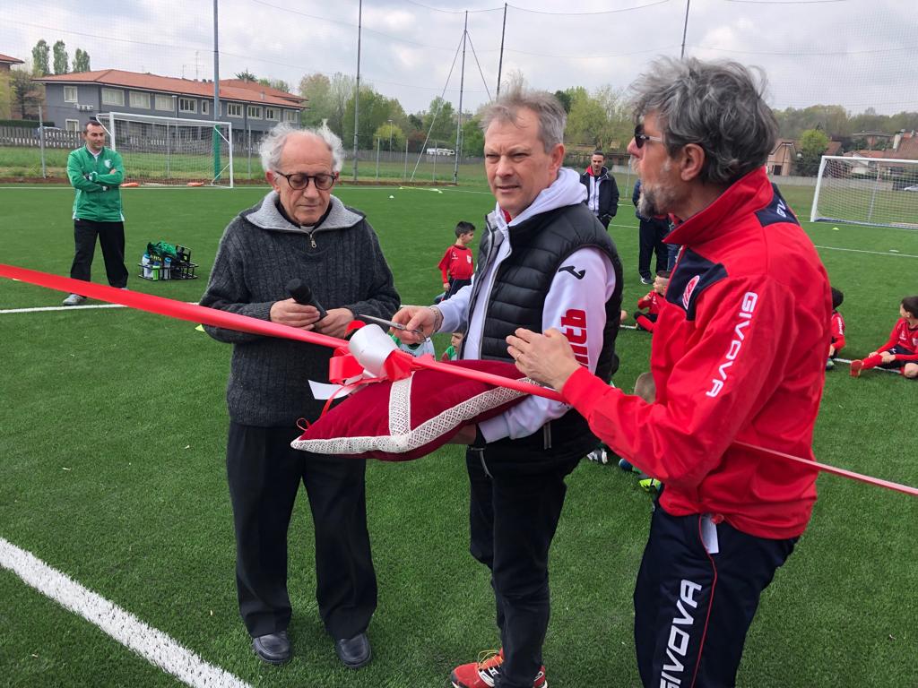 Arcore, nuovo campo da calcio sintetico all’oratorio di Bernate FOTO