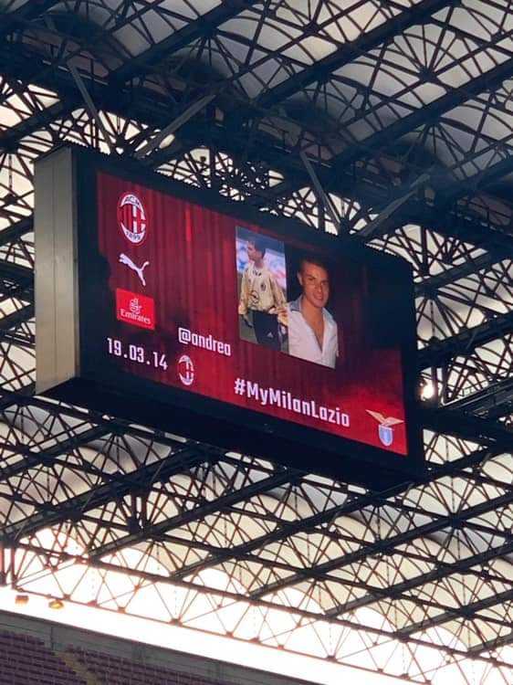 Il Milan manda il proprio saluto a Gariele di Guida