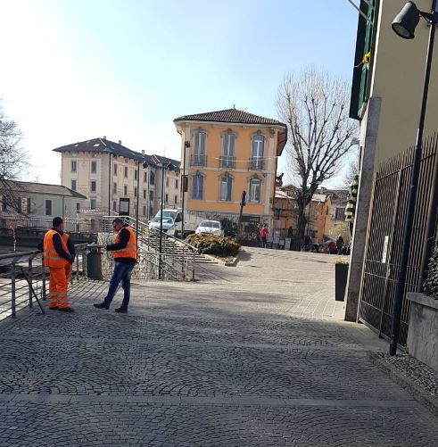 Lavori alle fognature in centro