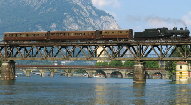Treno storico da Milano e Como a Lecco