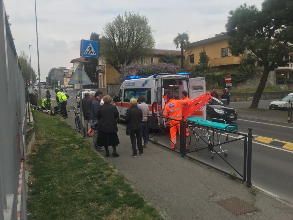 Grave incidente a Verano: ciclista investito da un’auto FOTO