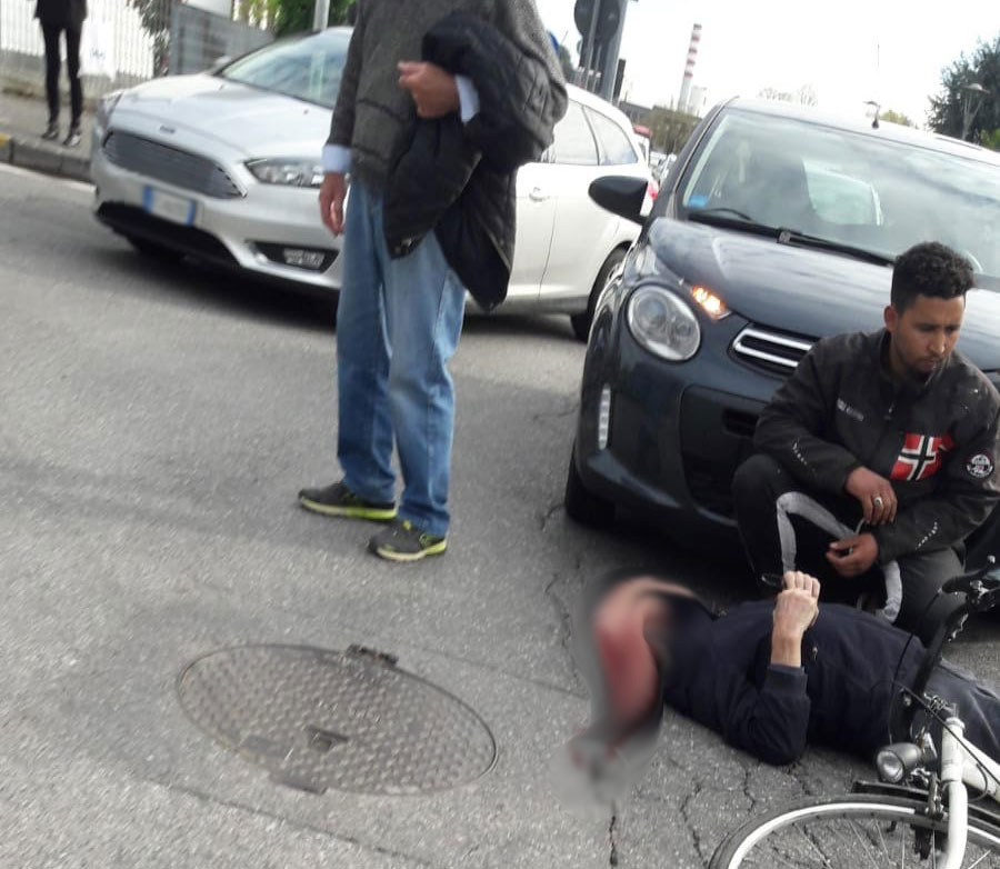 Anziano investito lungo via Lecco ad Agrate