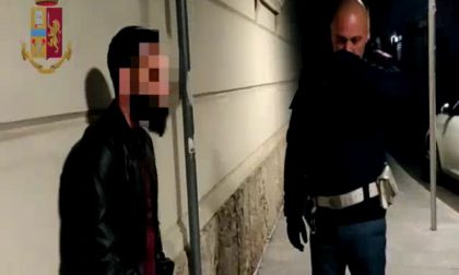 "Terrorista" a Bernareggio: i video dell'arresto
