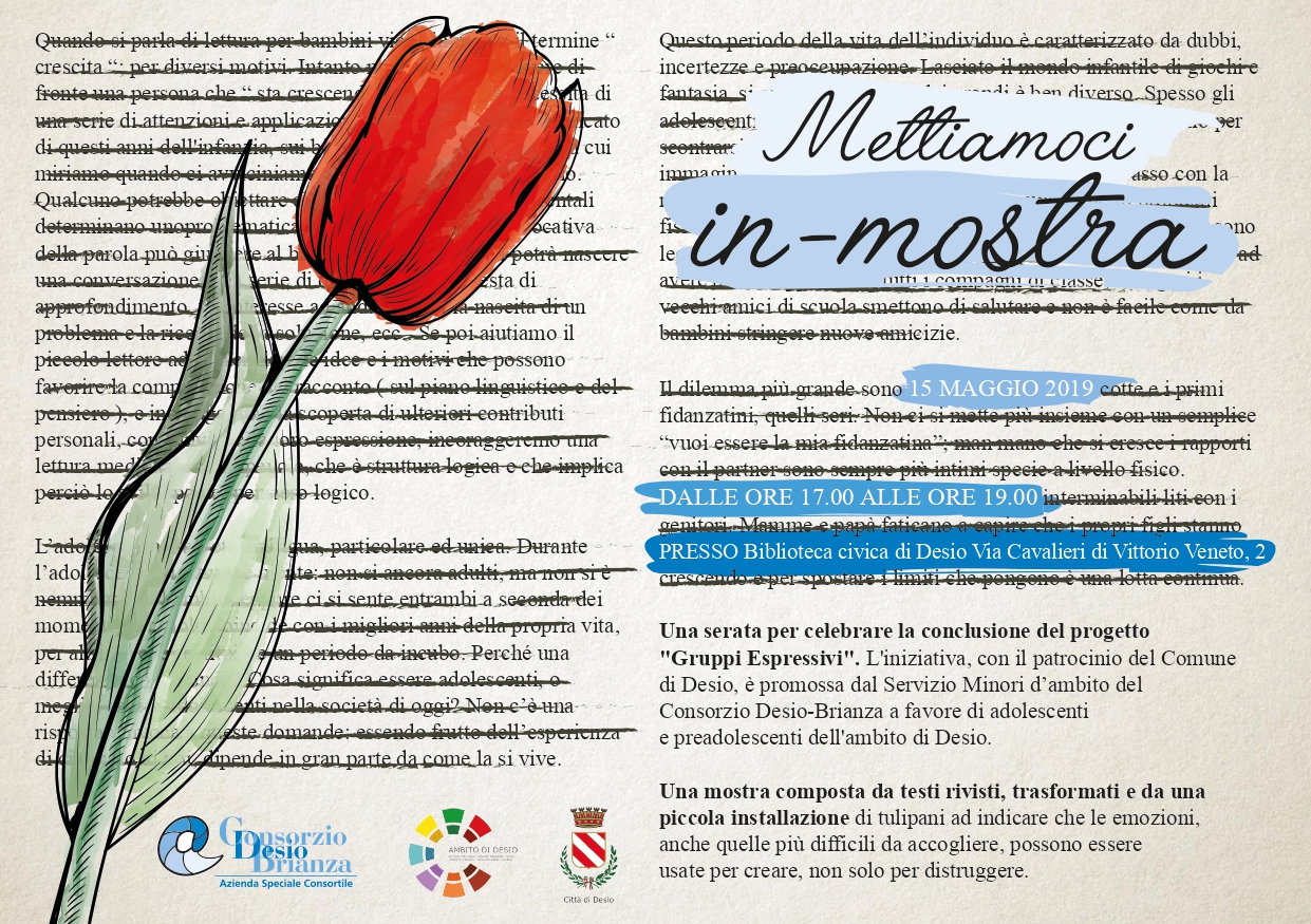Mettiamoci in mostra: a Desio una mostra per abbattere le barriere