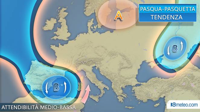 Torna l’alta pressione: clima più stabile e caldo. Ma tempo a Pasqua ancora incerto