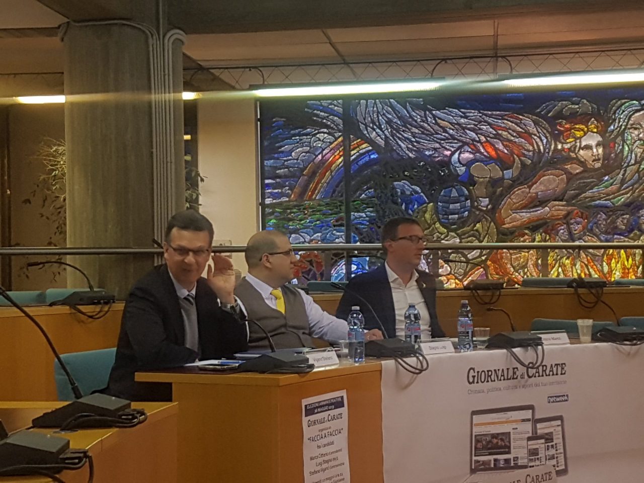 Giussano, faccia a faccia tra i candidati sindaci. FOTO e VIDEO