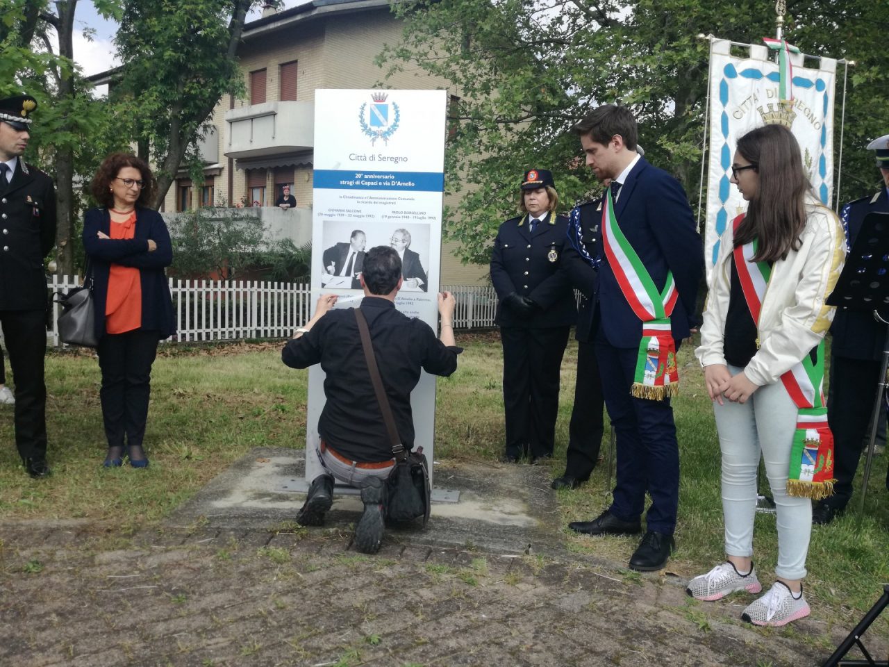 Commemorazione (con gaffe) per Falcone e Borsellino