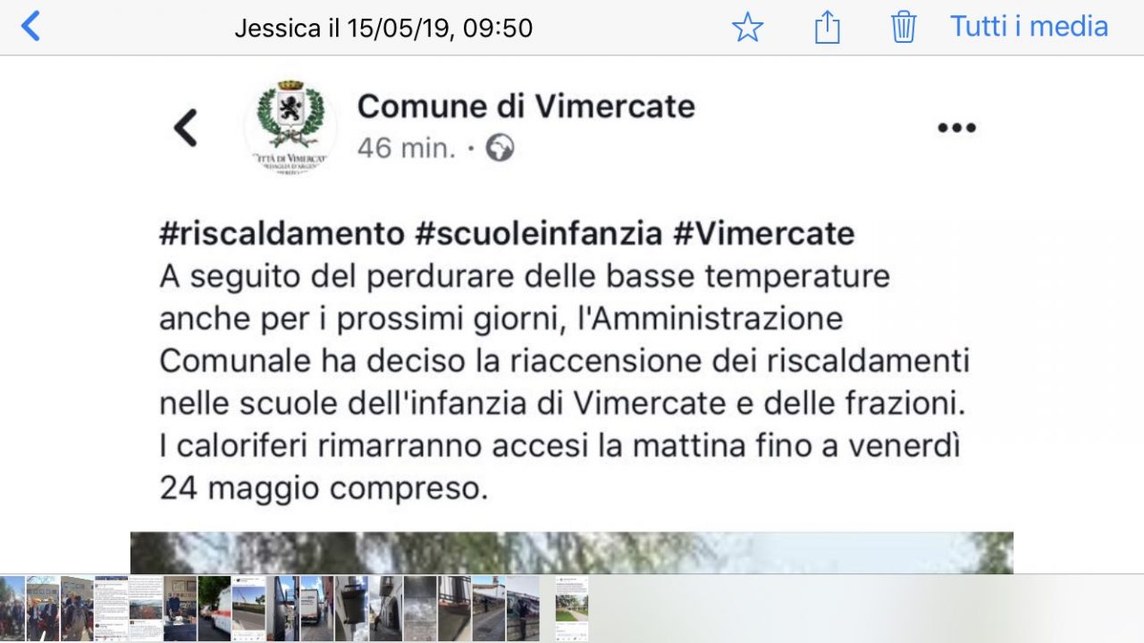 Alunni al freddo, dopo l’articolo il Comune riaccende i riscaldamenti