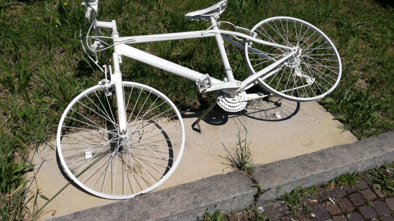 Ancora vandalizzata la bicicletta in memoria di Matteo Trenti